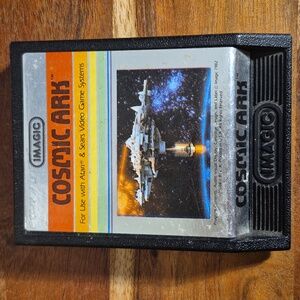Vintage 80's IMagic Cosmic Ark Game Cartridge - Untested